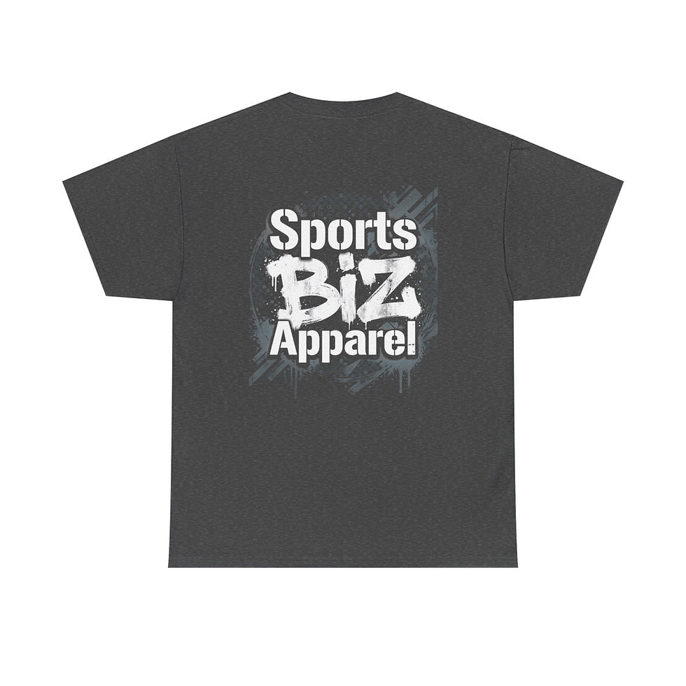 サムネイル： Sports Biz Apparel "Time to Play" Vertical Graphic Tee — Athletic Wear