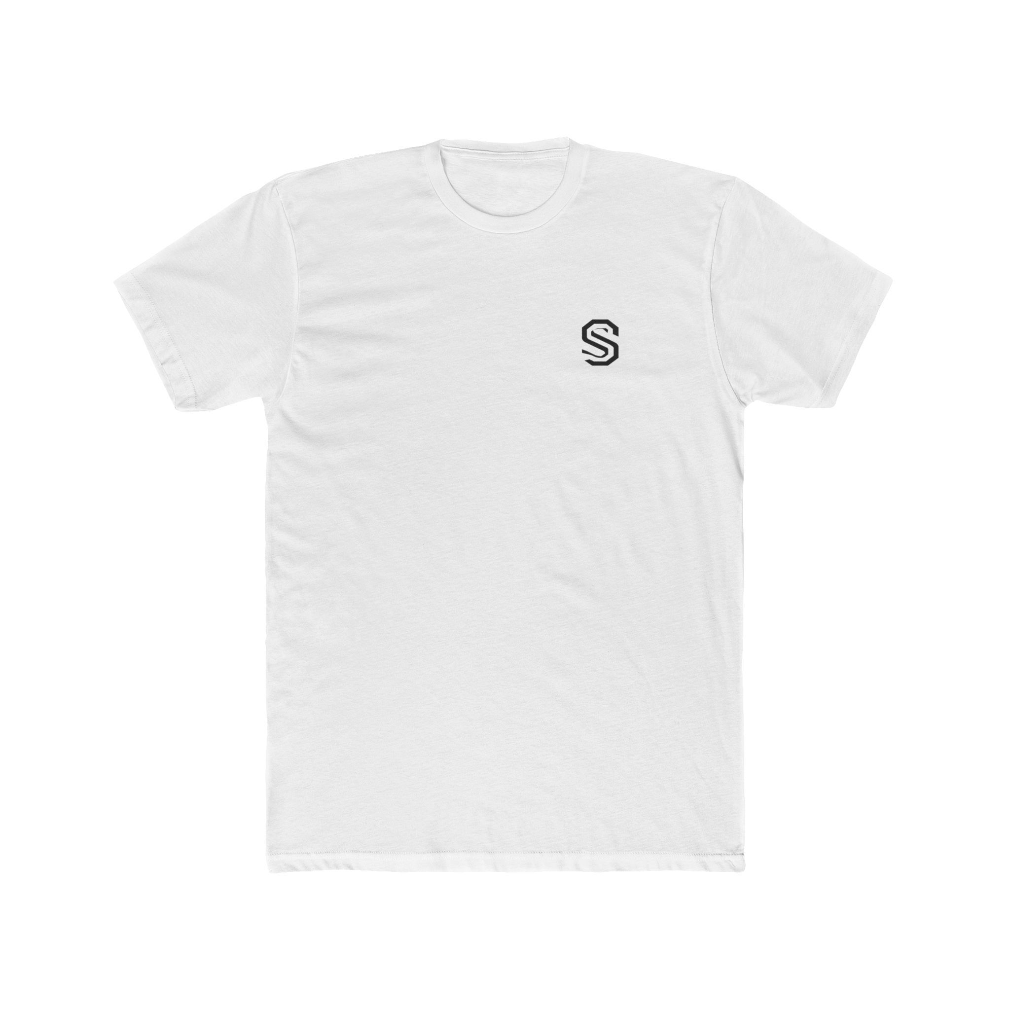  Sports Biz Apparel New Logo Minimalist Chest Tee — Monogram Casual T-Shirt