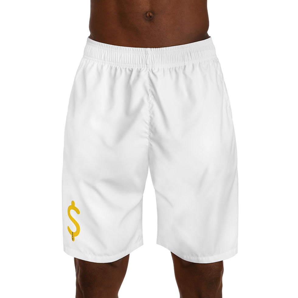 Miniature : Sports Biz Men's Jogger Shorts — White, Athletic wear, Sports