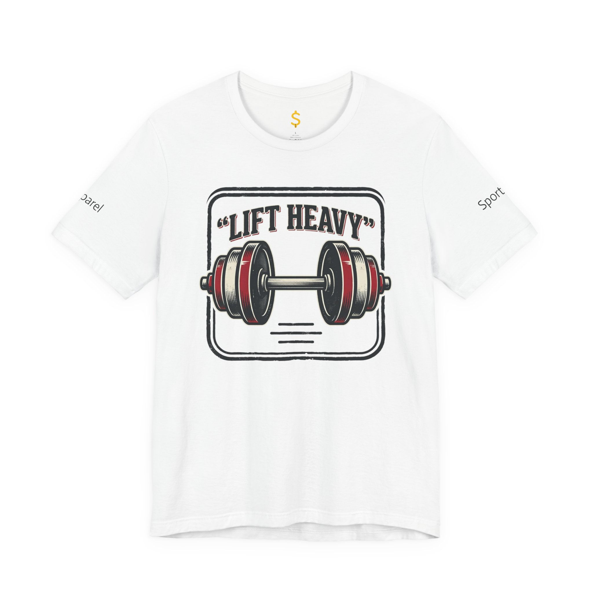 Sports Biz Apparel 'Lift Heavy' Barbell Gym Tee — Weightlifting Fitness T‑Shirt