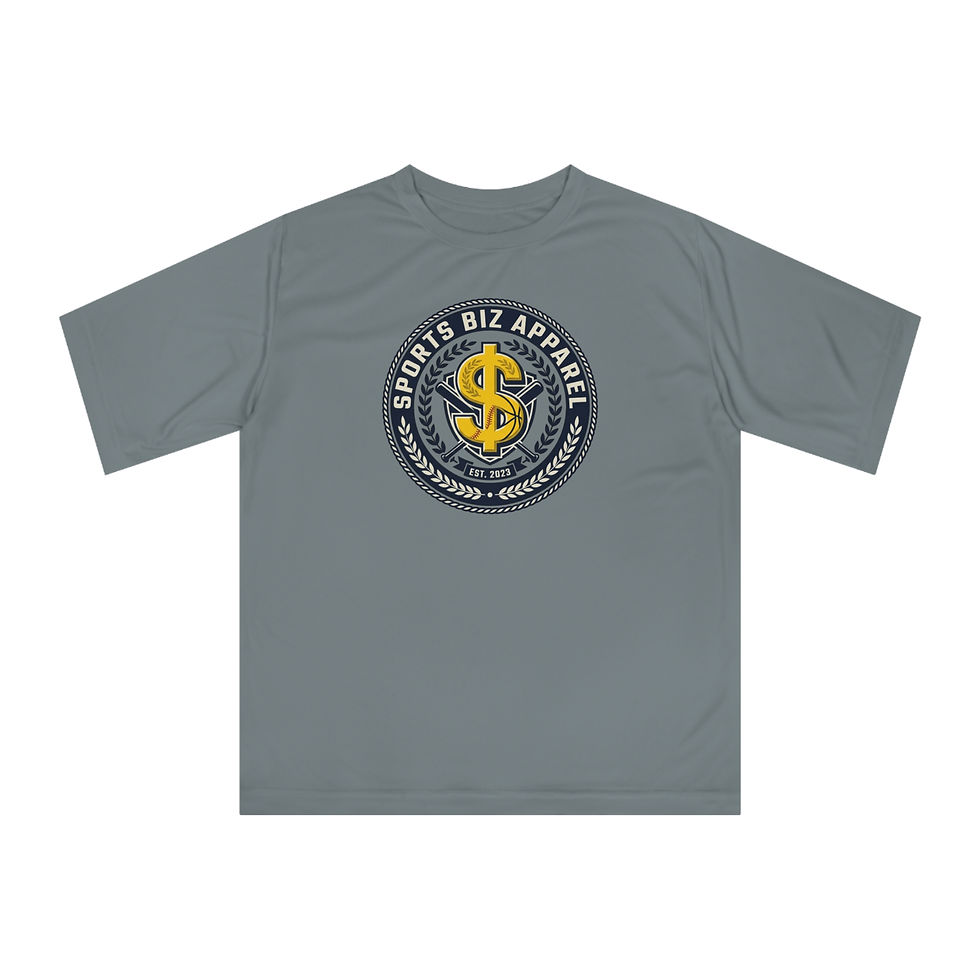 サムネイル： Performance Tee — Sports Biz Apparel Graphic Logo Design
