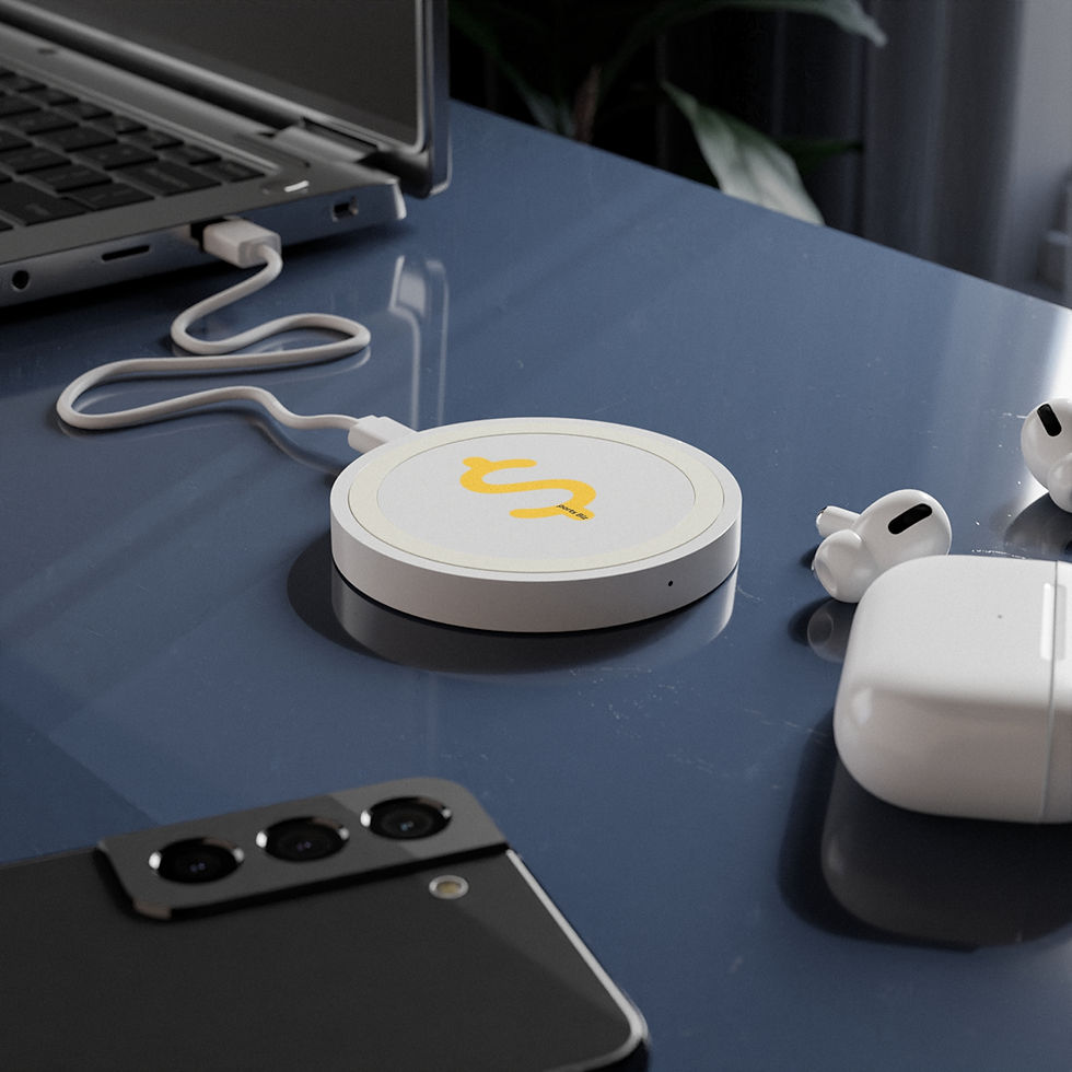 Miniature : Sports Biz Sleek Wireless Charging Pad | Modern Tech Accessory, 