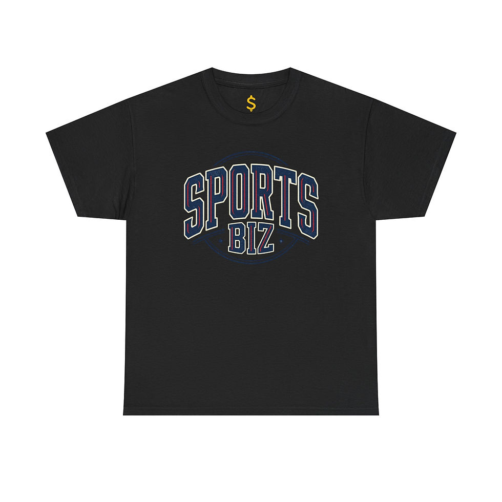 Miniature : Sports Biz Apparel T-Shirt — Vintage US College Style Tee, Sportwear