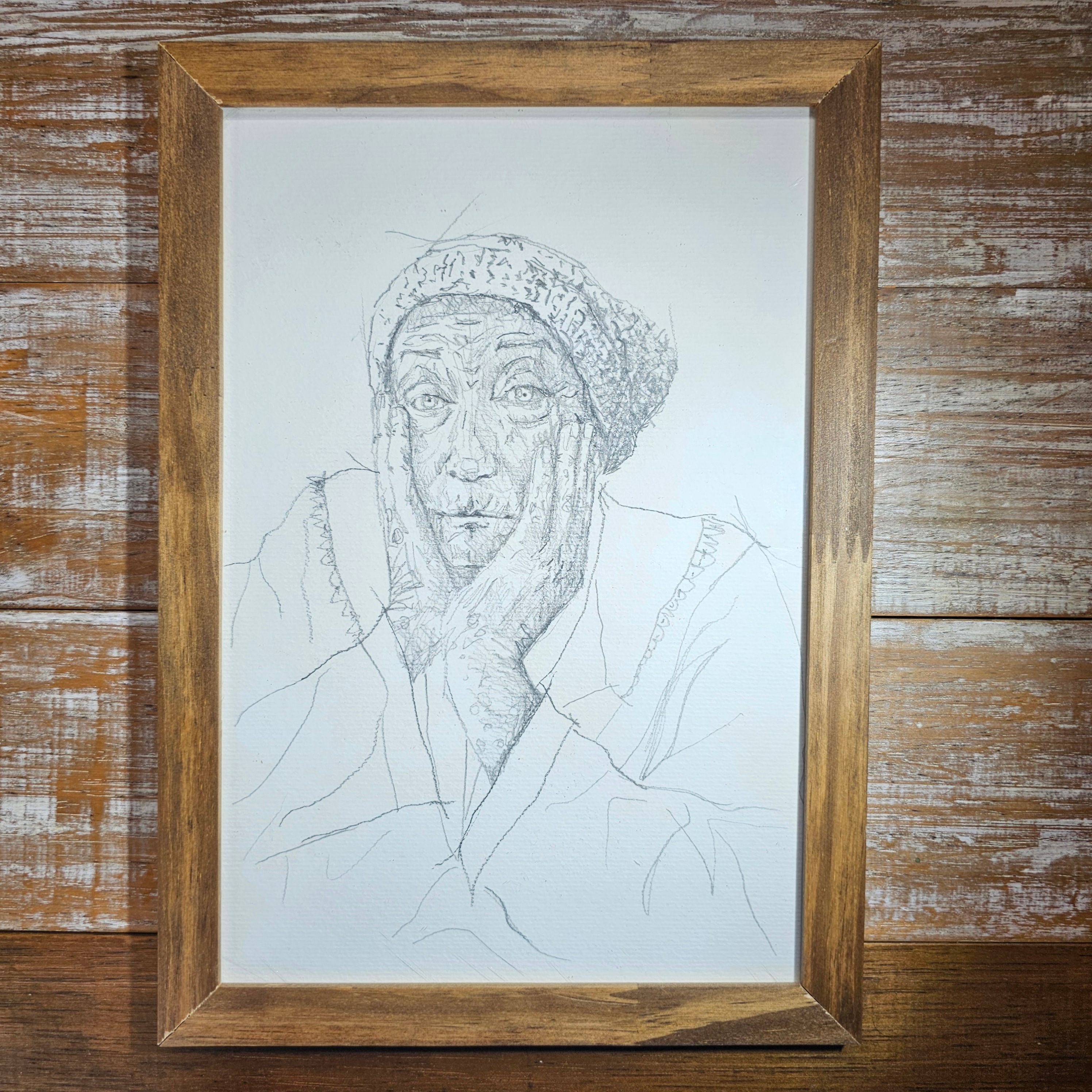 Obra N°37 - Esboço Senhora Idosa