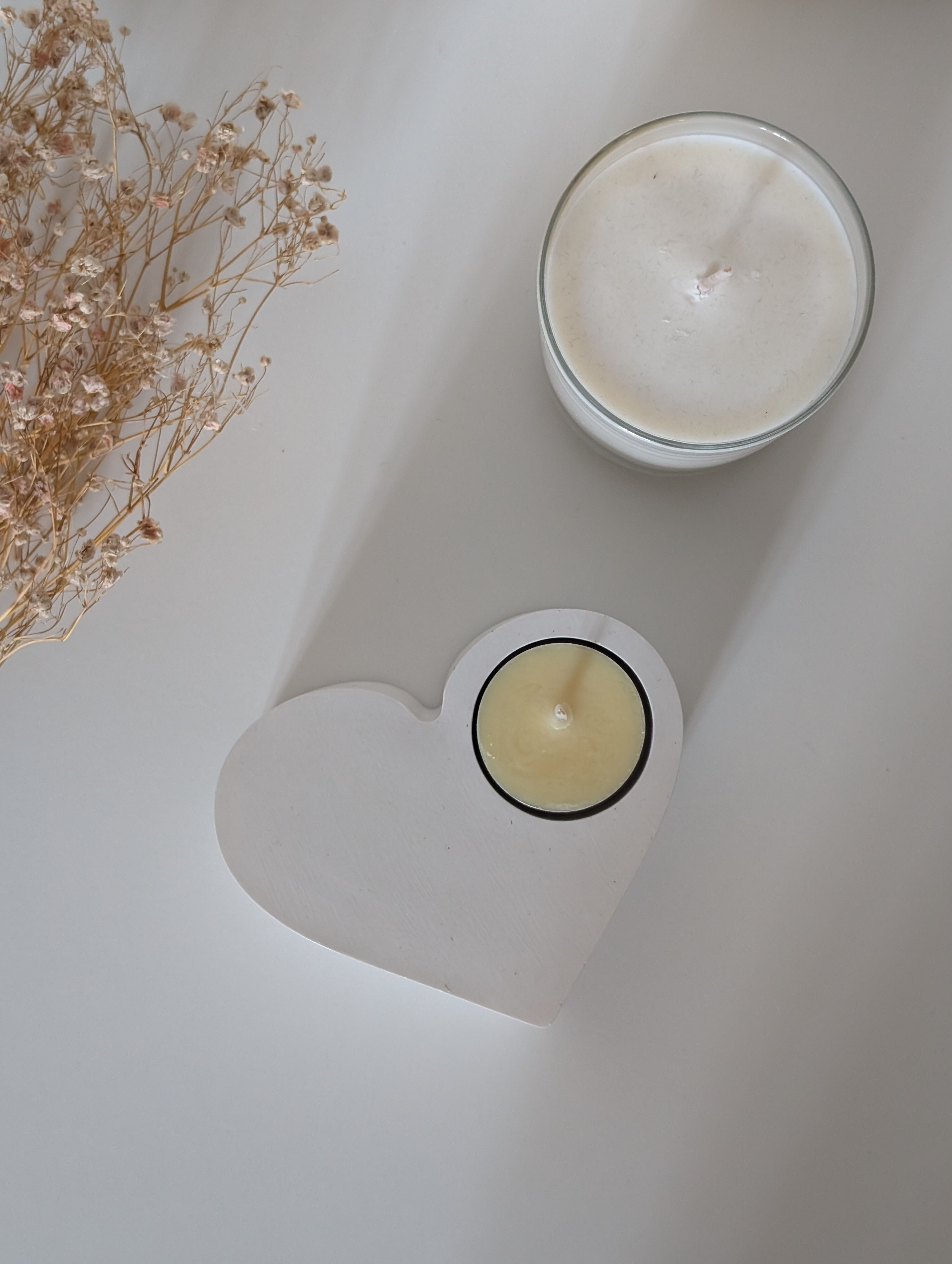 Porte-bougie Coeur – Minéra