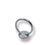 Miniaturbild: Ring Unikat  in 925er Silber "Ornament gespiegelt" Ovale Form/ vertikal