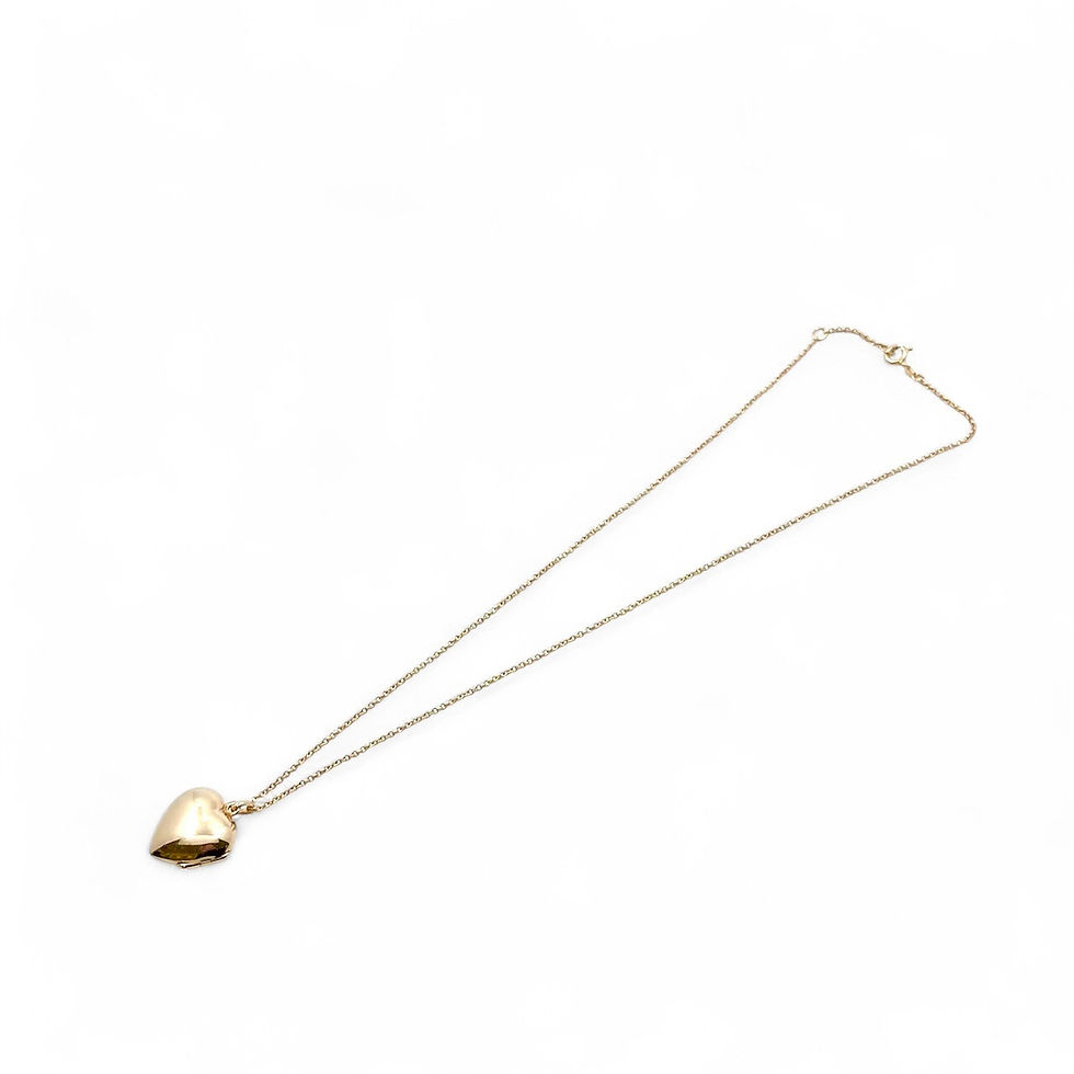 Miniaturbild: Medaillon "Herz" mit Rubin an Kette in 925er Silber m. Roségold Plattierung