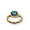 Miniaturbild: Ring Unikat in 750er Gelbgold mit Blautopas/facett. in 750er Gelbgold in RW 53,5