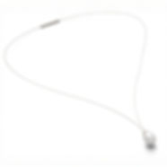 Collier, Modell "Viola" mit Tropfenperle in Edelstahl - Eva Strepp