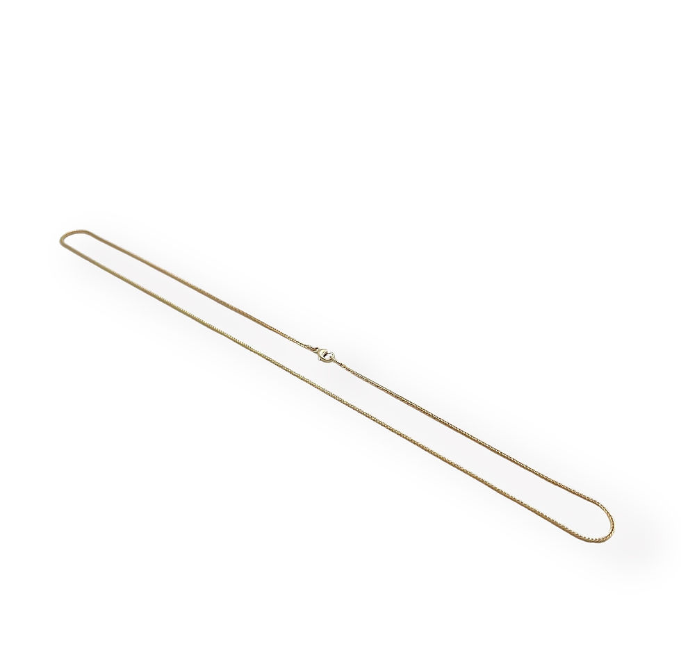 Miniaturbild: Fuchsschwanzkette/ rund in 750er Gelbgold mit Karabiner, Länge = 45 cm