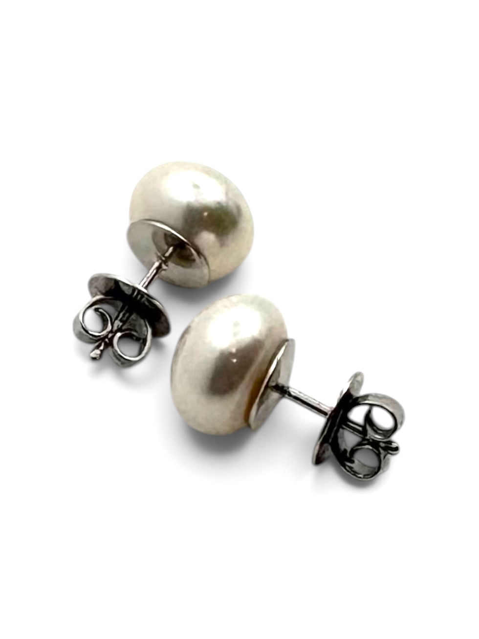 Miniaturbild: Biwa Perlen Ohrstecker groß in 925er Silber/ rhodiniert