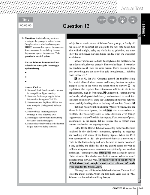 Toefl Reading 3 Kallisedu