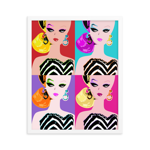 Pop Art Barbie Makeup Twirling Makeup Barbie Rare Pretty Dolls