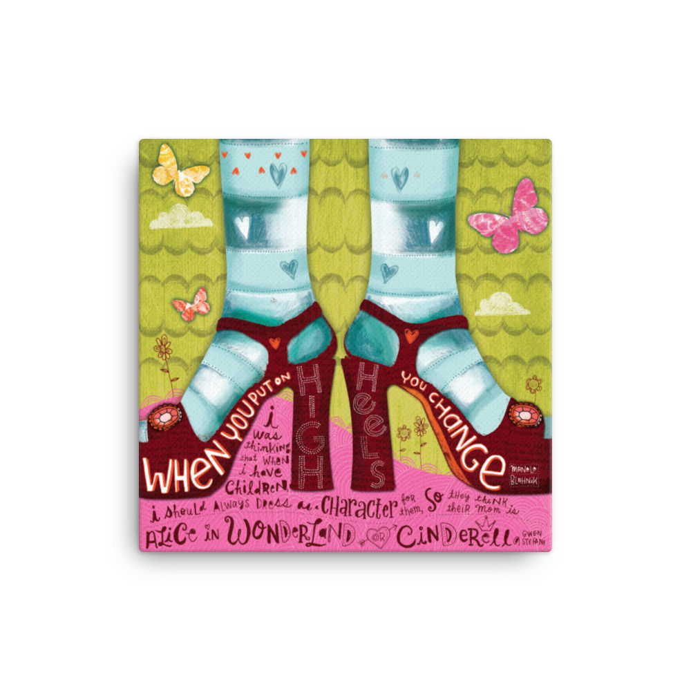 Ruby Slippers Canvas 12 x 12"