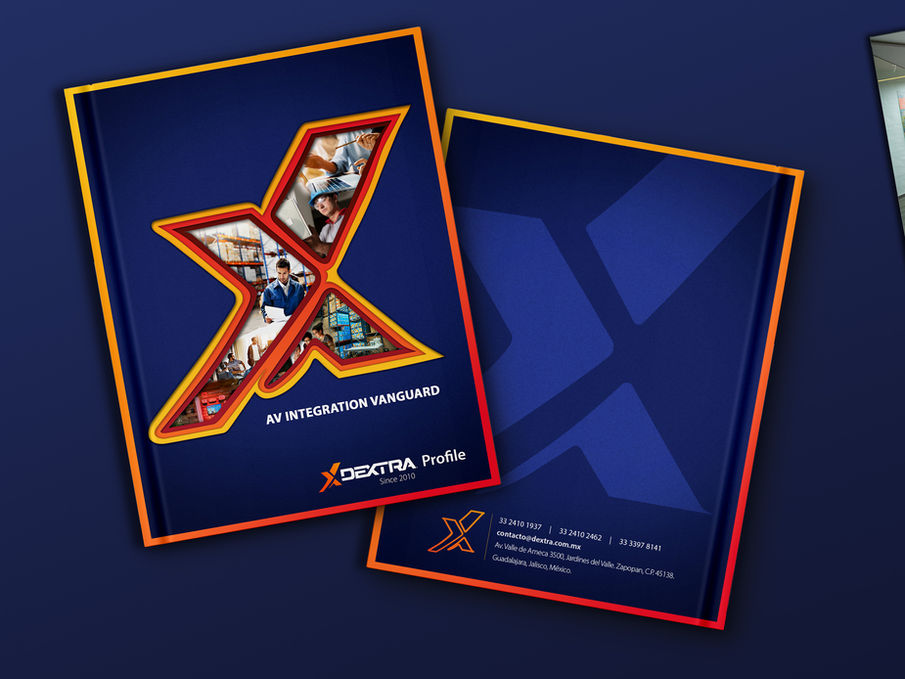 Dextra Company Profile book design