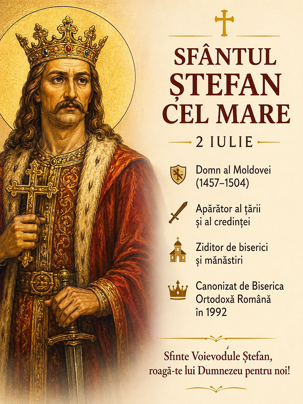 Sfântul Voievod Ștefan cel Mare