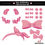 Thumbnail: Paper Doll Painting Pink Bow Set
