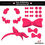 Thumbnail: Paper Doll Painting Hot Pink Bows