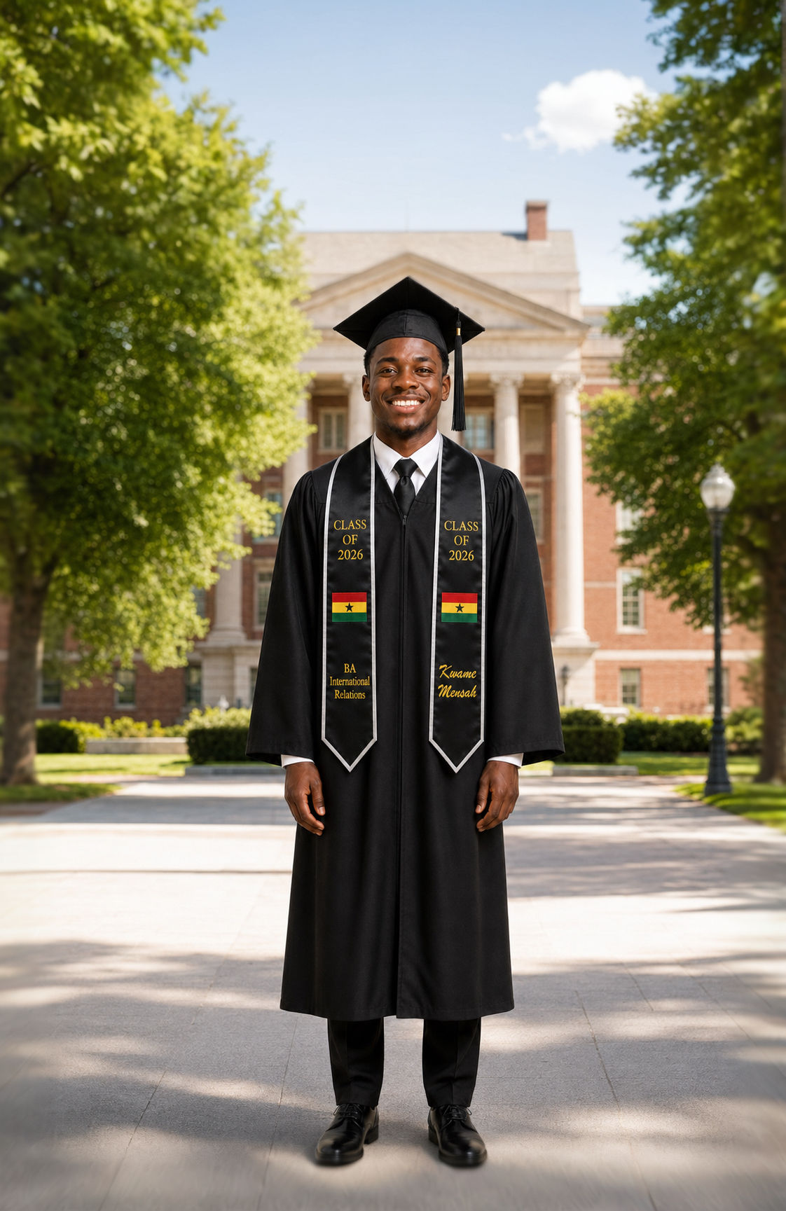 Basic Black Pride Flag Stole