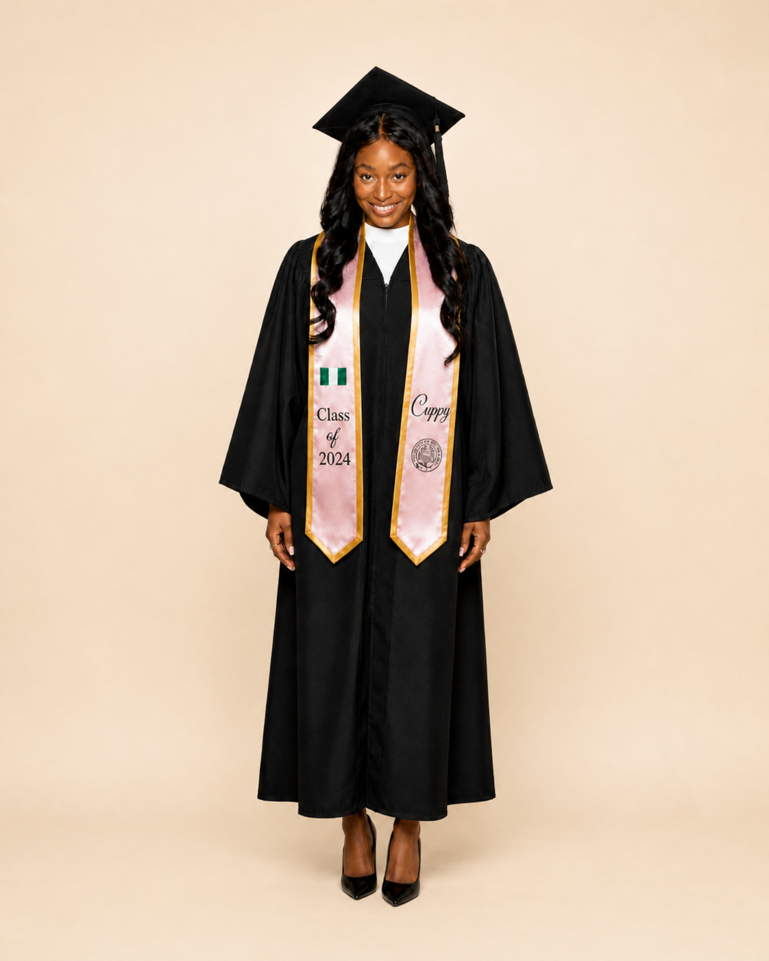 Bespoke Black Pride Graduation Stole