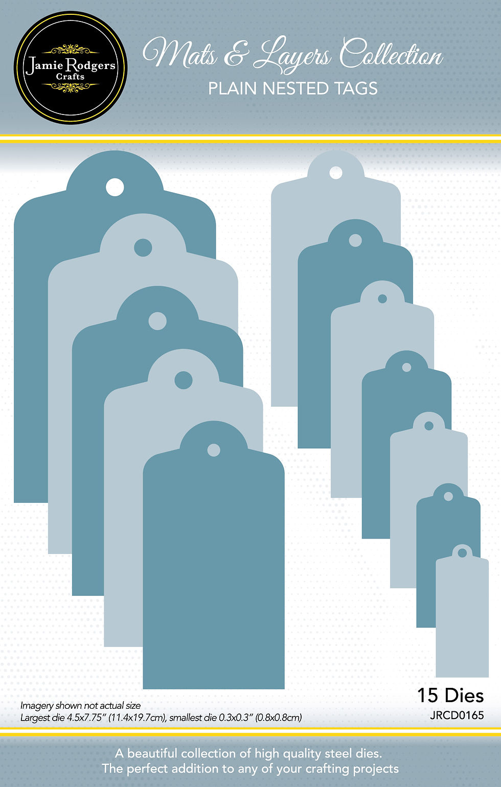 Plain Nested Tags - Mats & Layers Collection by Jamie Rodgers Crafts