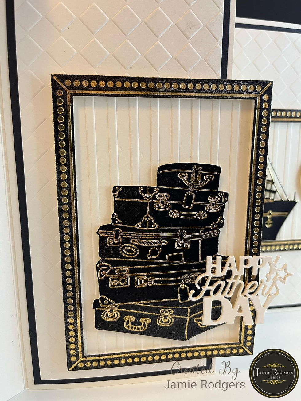 Thumbnail: Vintage Suitcases Craft Die Set - Travel Collection by Jamie Rodgers Crafts - Craftmania Stock Photo 15