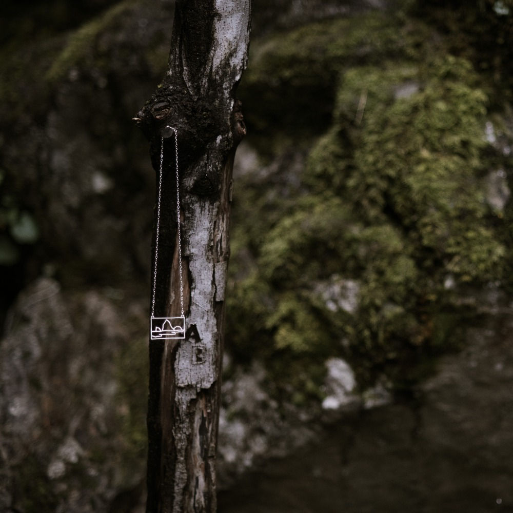 Haystack Rock Landscape Pendant