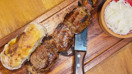 30. Rinderspieß „Prime Cut“ aus der Holzglut