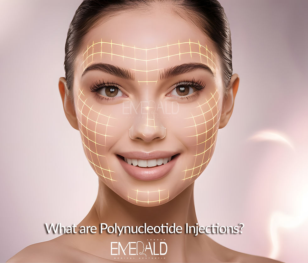 Doctor-led polynucleotide injections in London and St Albans designed for natural skin regeneration and non-volumising facial rejuvenation.