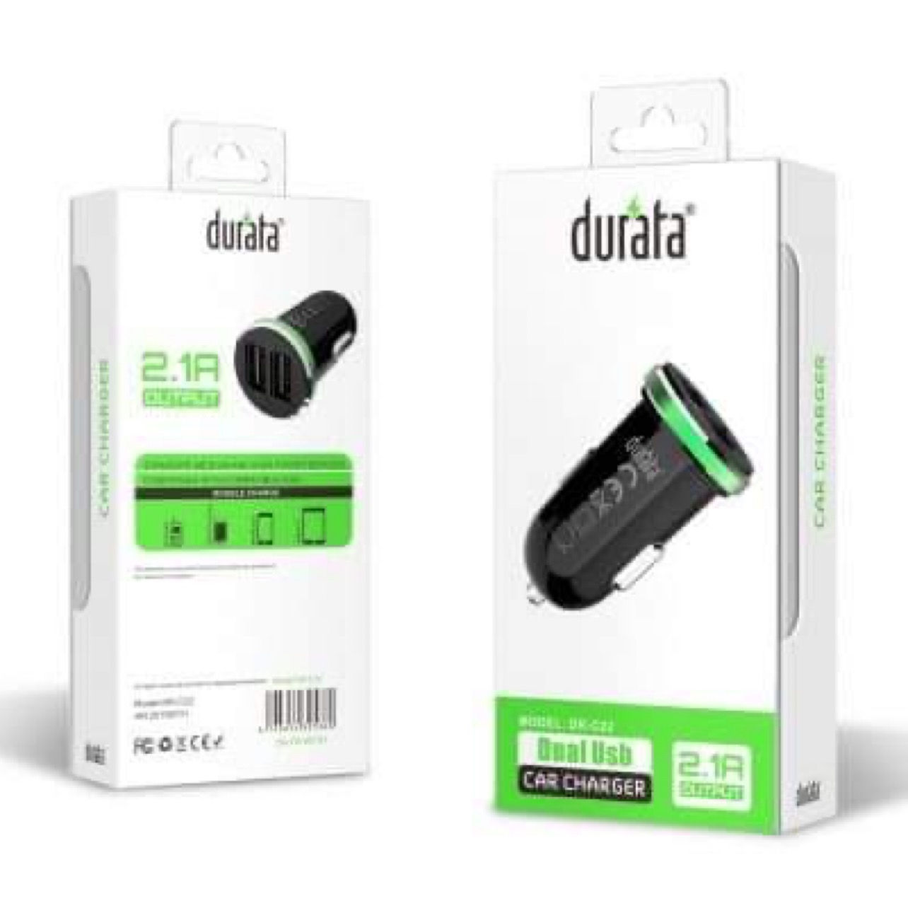 Durata dual usb car charger dr-c22