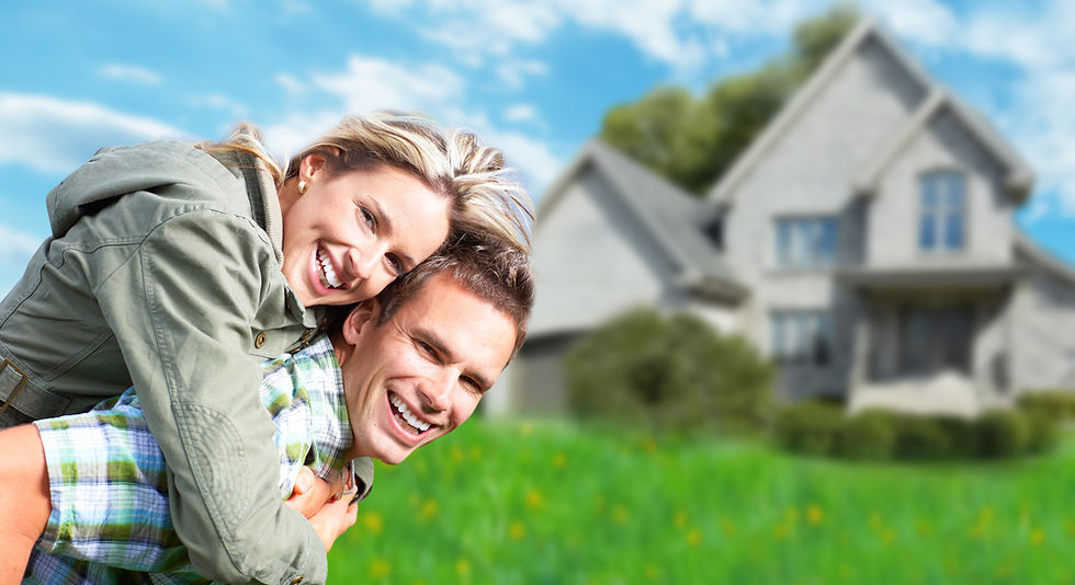 Happy first time homebuyers using 0% down program