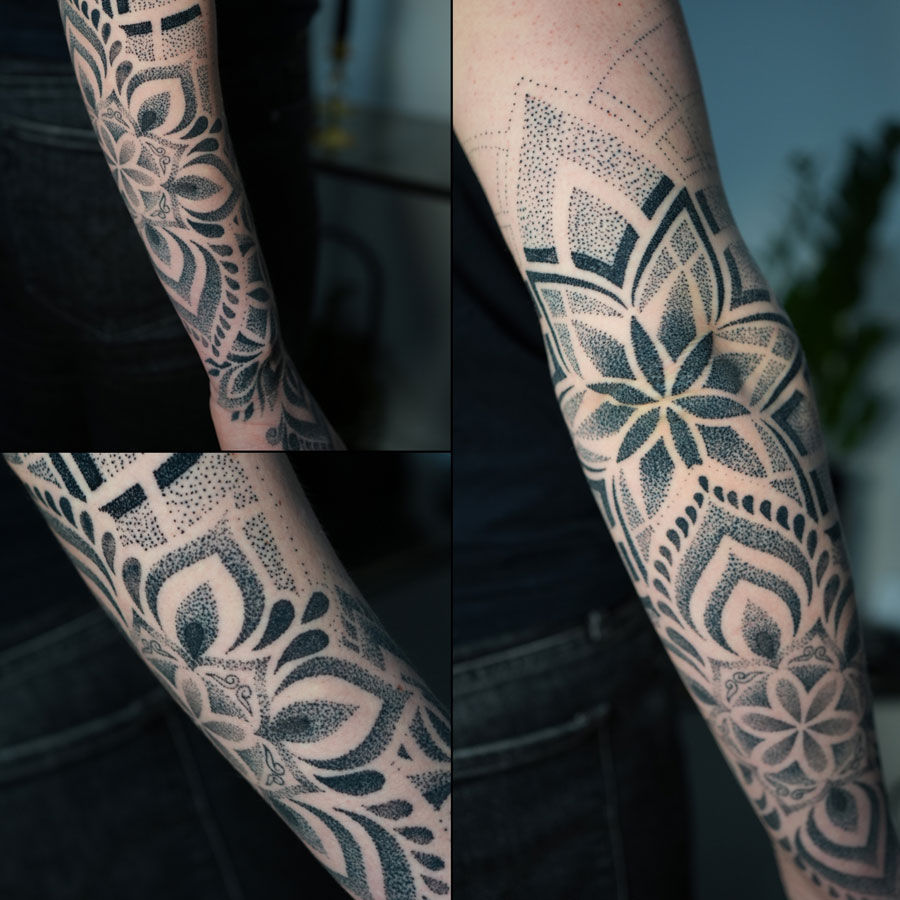Dot Work Patterns Dot Work, Mandala And Geometric Tattoos | Yarson Tattoo Studio