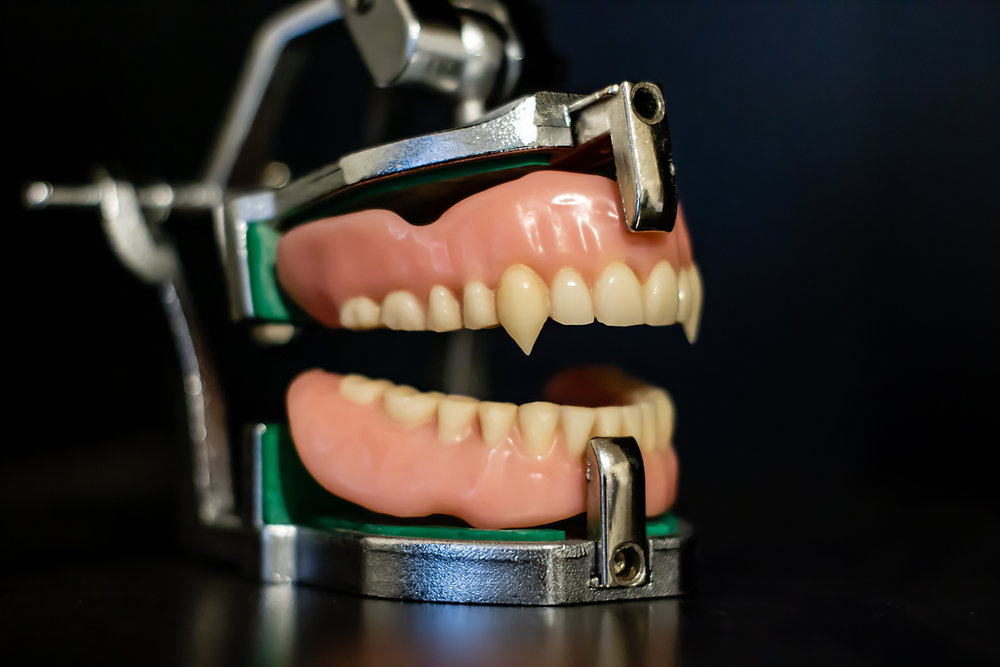 Dentures with Fangs