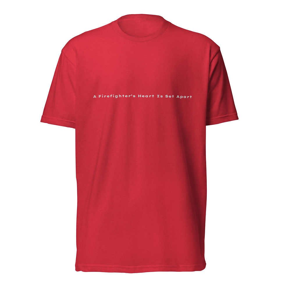 Thumbnail: Unisex Fitted T-Shirt - Next Level 6210-Firefighter Edition