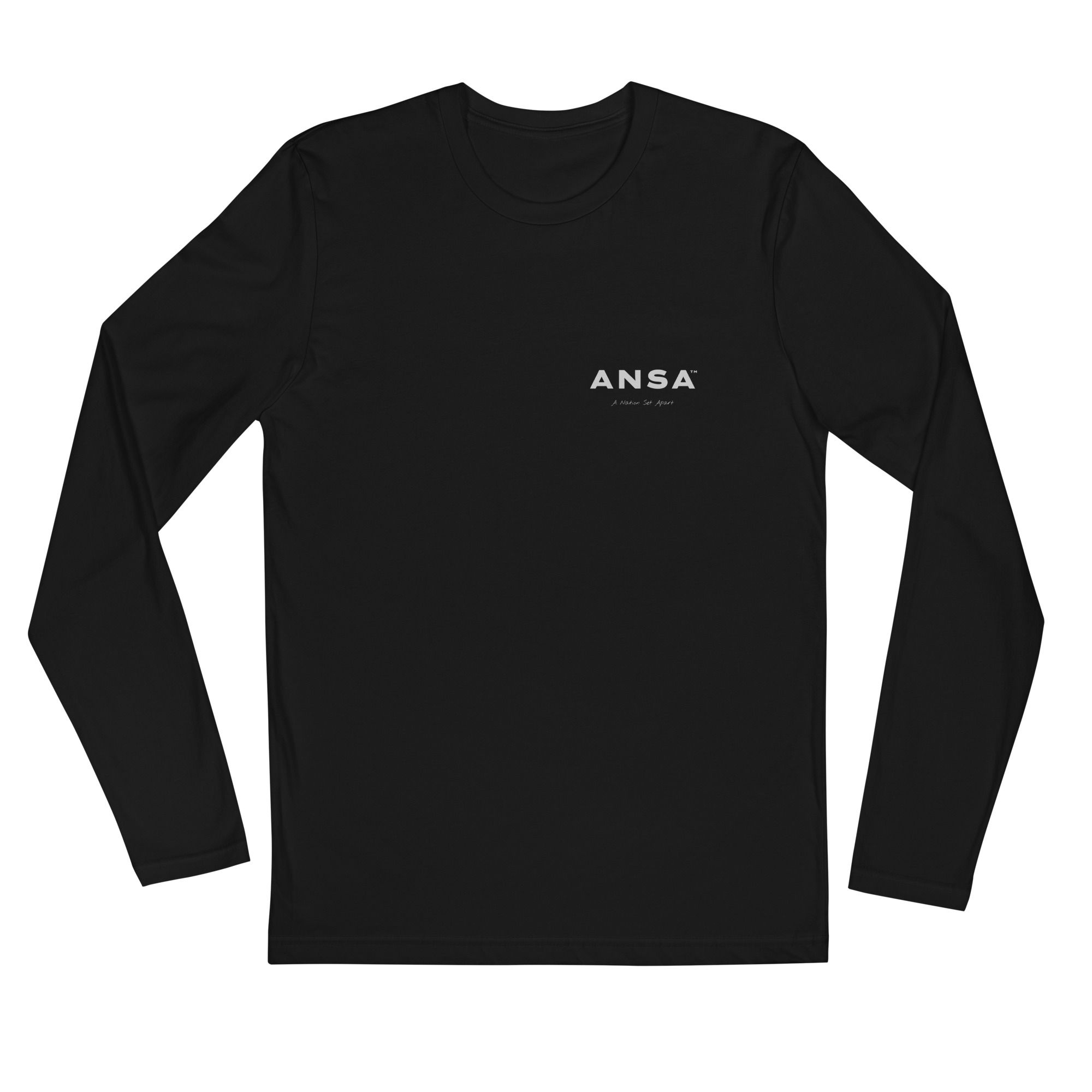 Long Sleeve Fitted Crew- ANSA Vintage