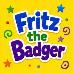 Fritz the Badger book cover, Silly Animal Limericks™