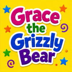 Grace the Grizzly Bear book cover, Silly Animal Limericks™