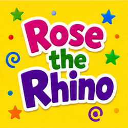 Rose the Rhino book cover, Silly Animal Limericks™