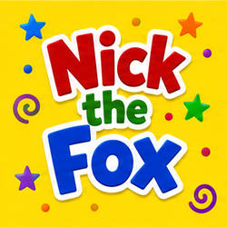 Nick the Fox book cover, Silly Animal Limericks™