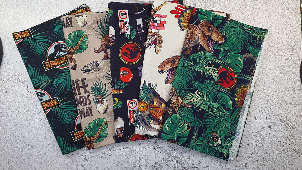Thumbnail: Jurassic Park 5 Piece FQ Bundle