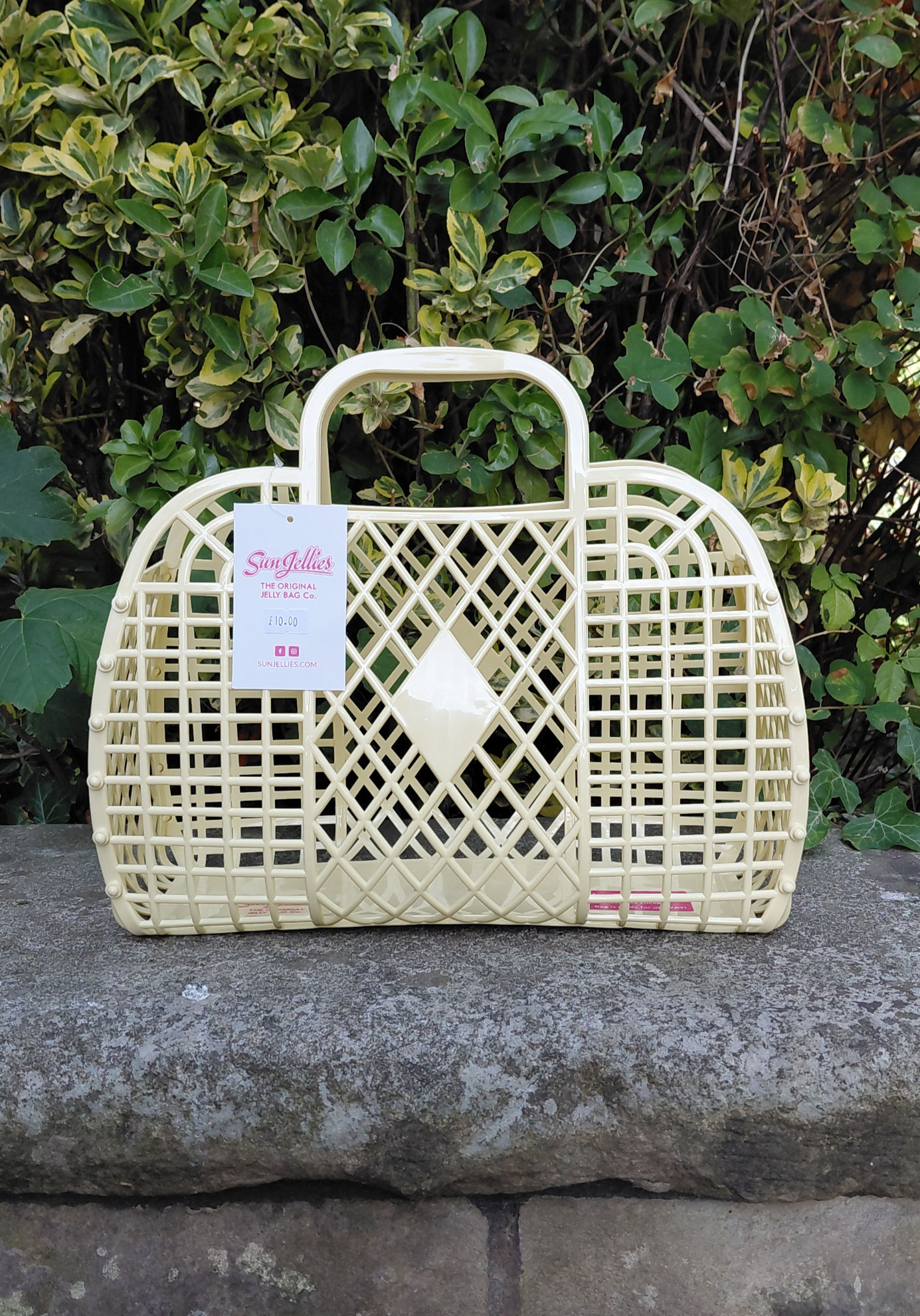 Retto Jelly Basket Large - Primrose Yellow