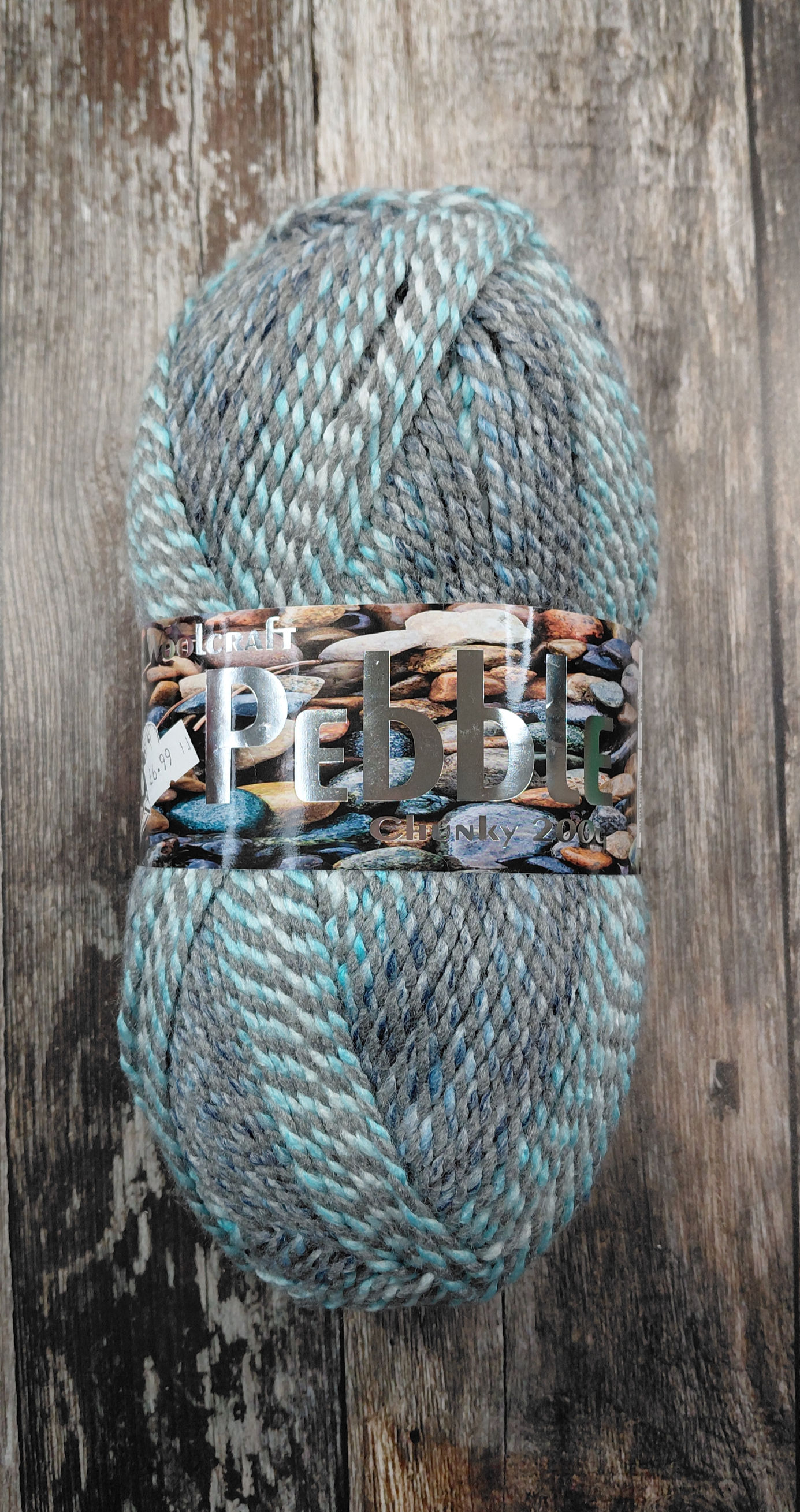 Woolcraft Pebble Chunky 200g  - Indigo Mist 8049