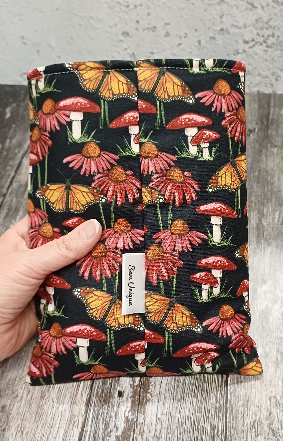 Thumbnail: Toadstool & Butterfly Autumnal Book Sleeve