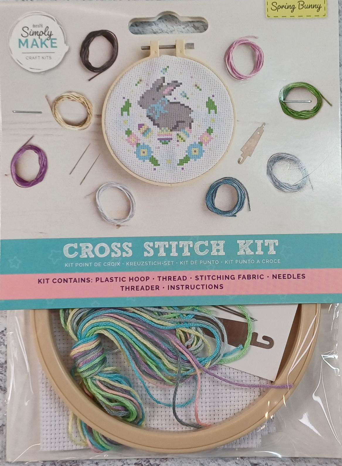 Spring Bunny Cross Stitch Kit