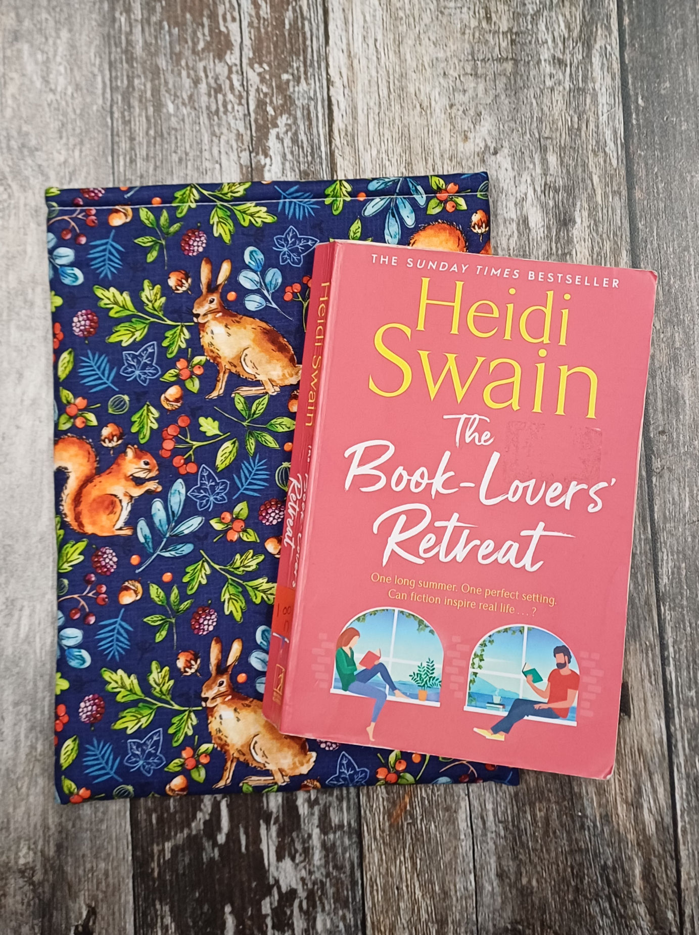 Forest Floor Navy Book Sleeve