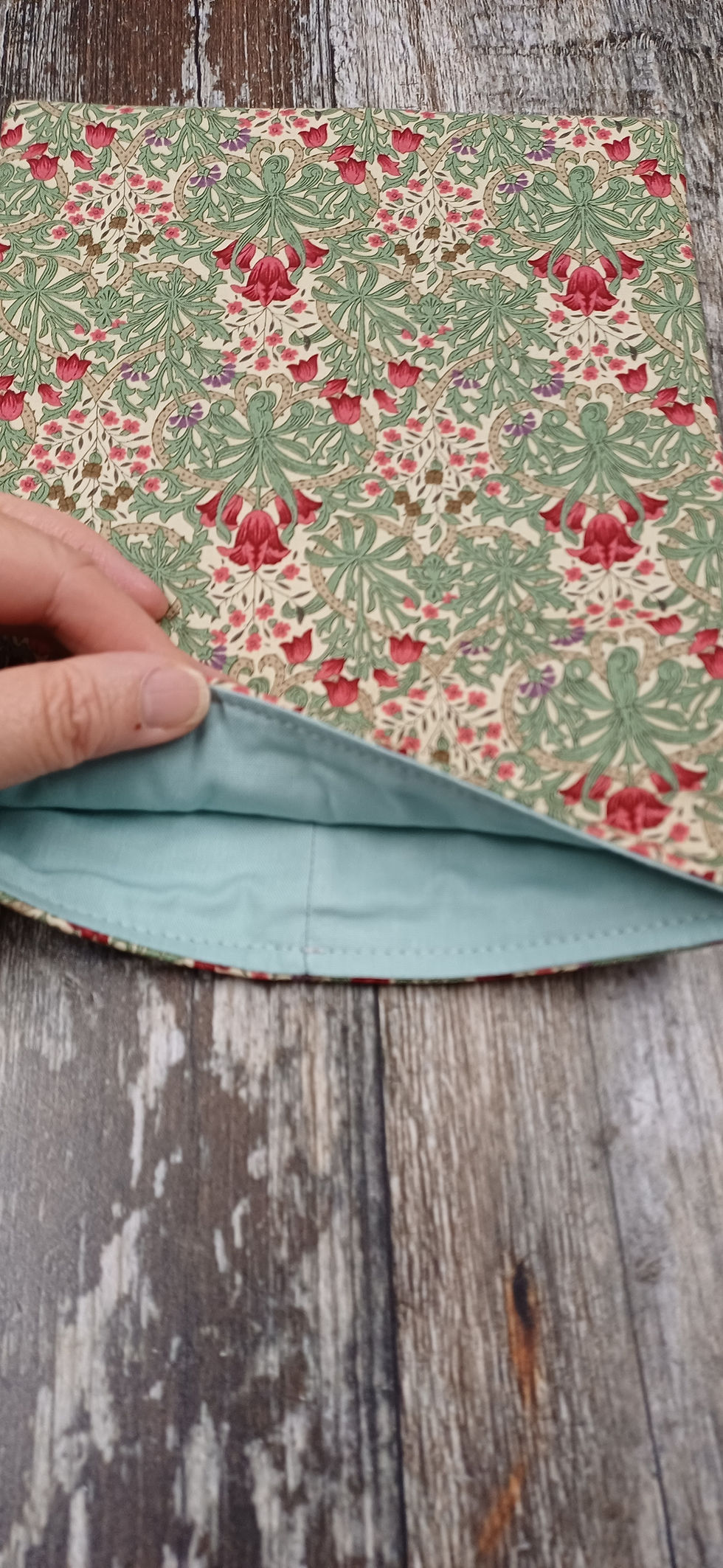 Thumbnail: Book Sleeve Morris Fabric