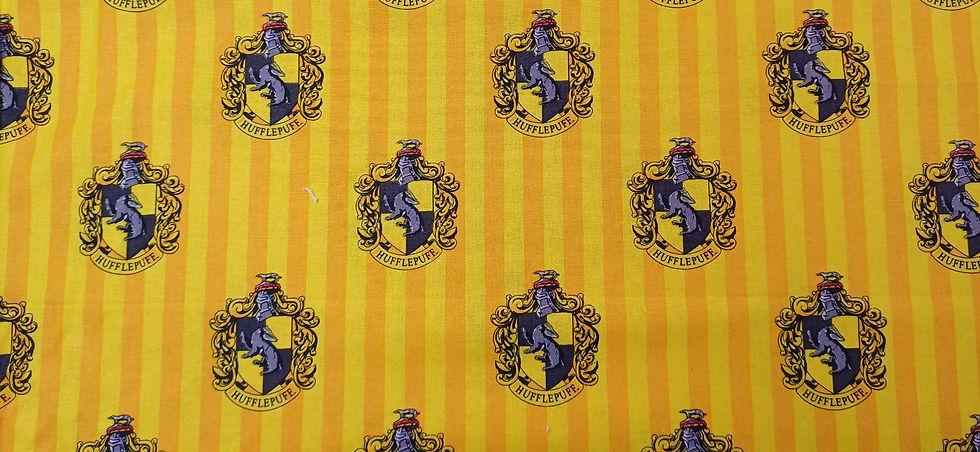 Harry Potter Hufflepuff House - Sold By The FQ | Sew Unique