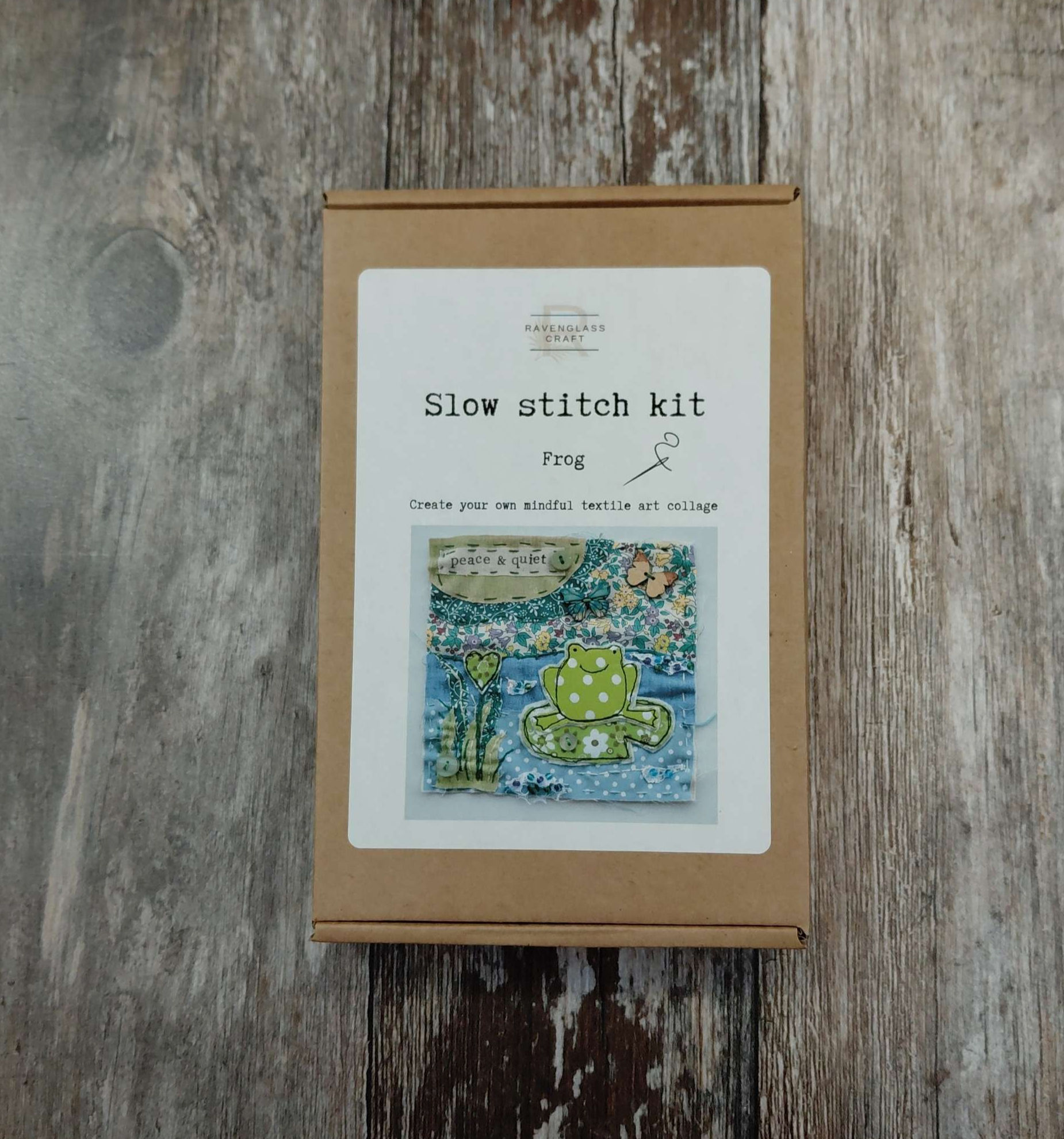 Slow Stitch Kit -Frog