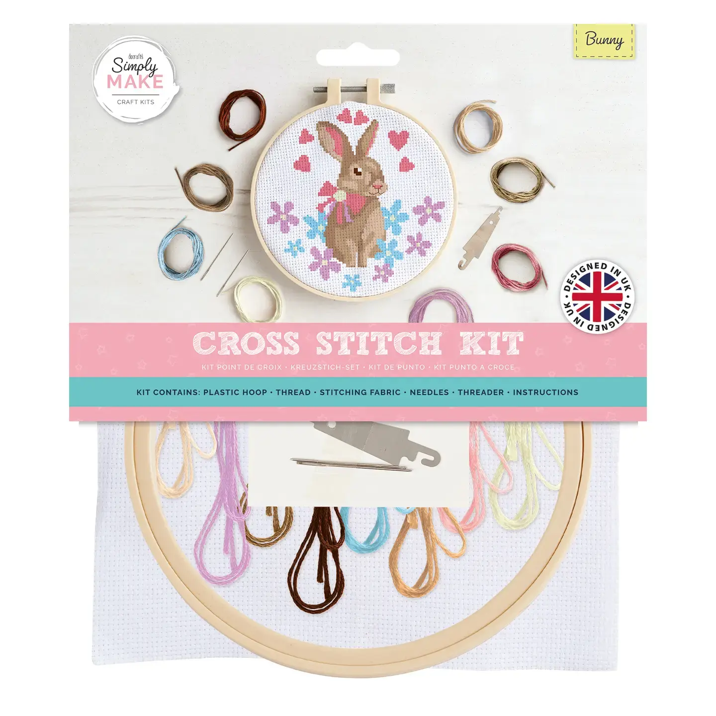 Cross Stitch Retro Bunny Kit