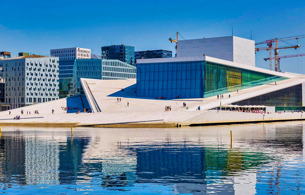 Visiting Oslo, Norway.